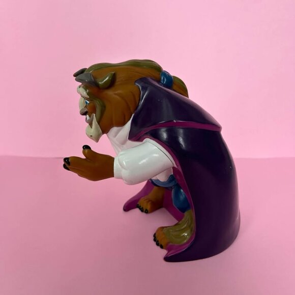 Vintage Disney Beauty and the Beast Plastic Coin Bank Figure - Picture 2 of 7